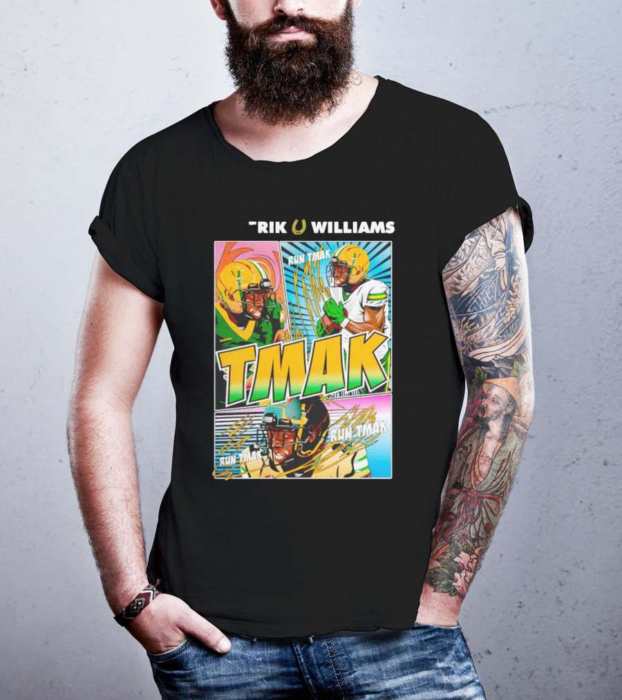 Tamerik Williams TMak Run Tmak North Dakota State Bison Football Comic T-Shirt