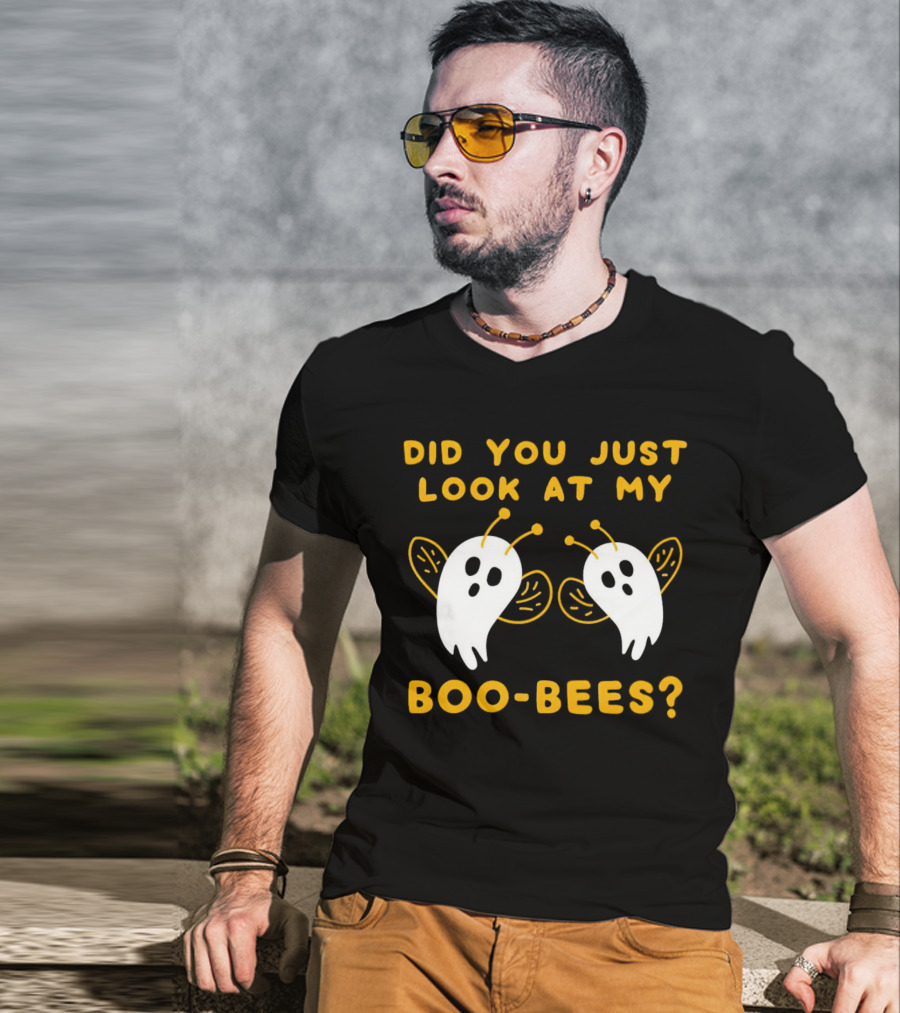 Did You Just Look At My Boo-Bees Halloween Ghost Bees T-Shirt