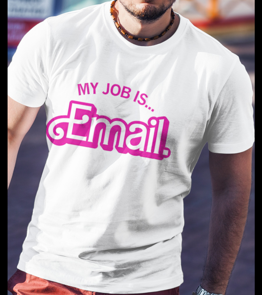 Barbie My Job Is Email Iconic T-Shirt