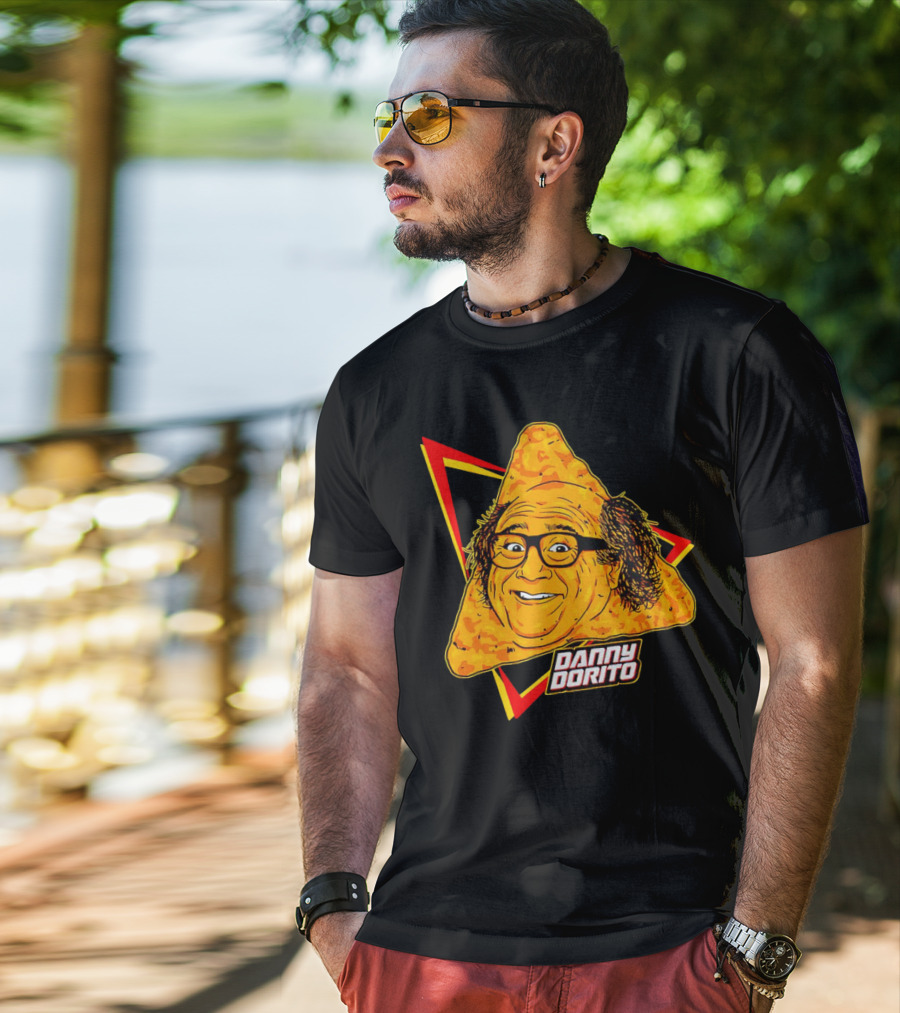 Danny Dorito Cheese Chip Face T-Shirt