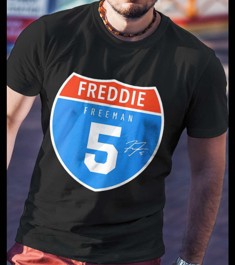 Freddie Freeman Interstate 5 Signature T-Shirt
