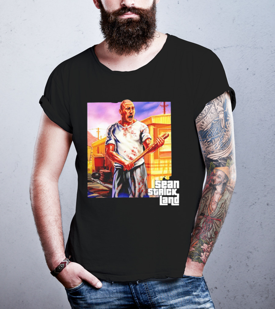 Sean Strickland Full Violence Five Star Bloodied T-Shirt