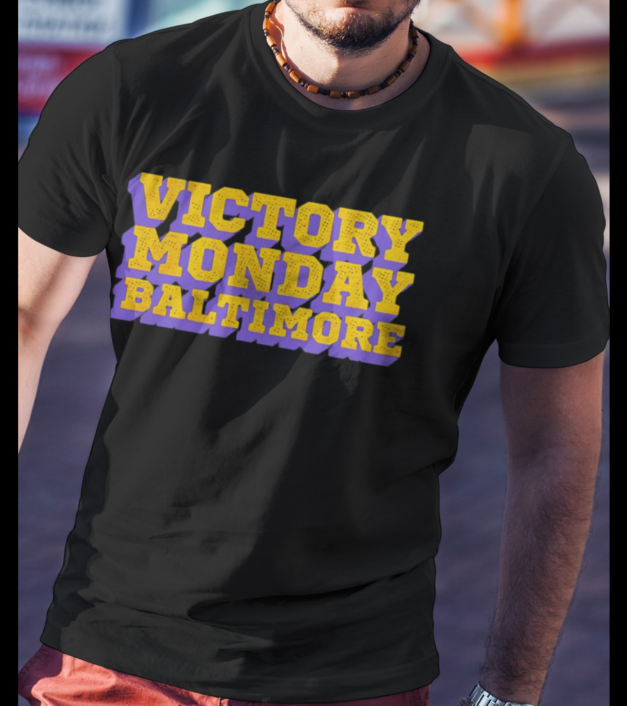 Victory Monday Baltimore Purple T-Shirt