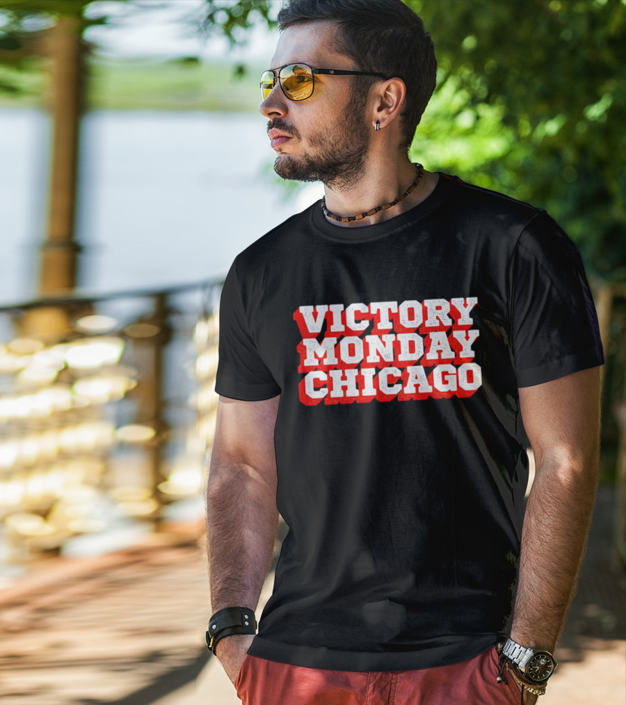 Victory Monday Chicago Bears Fans T-Shirt