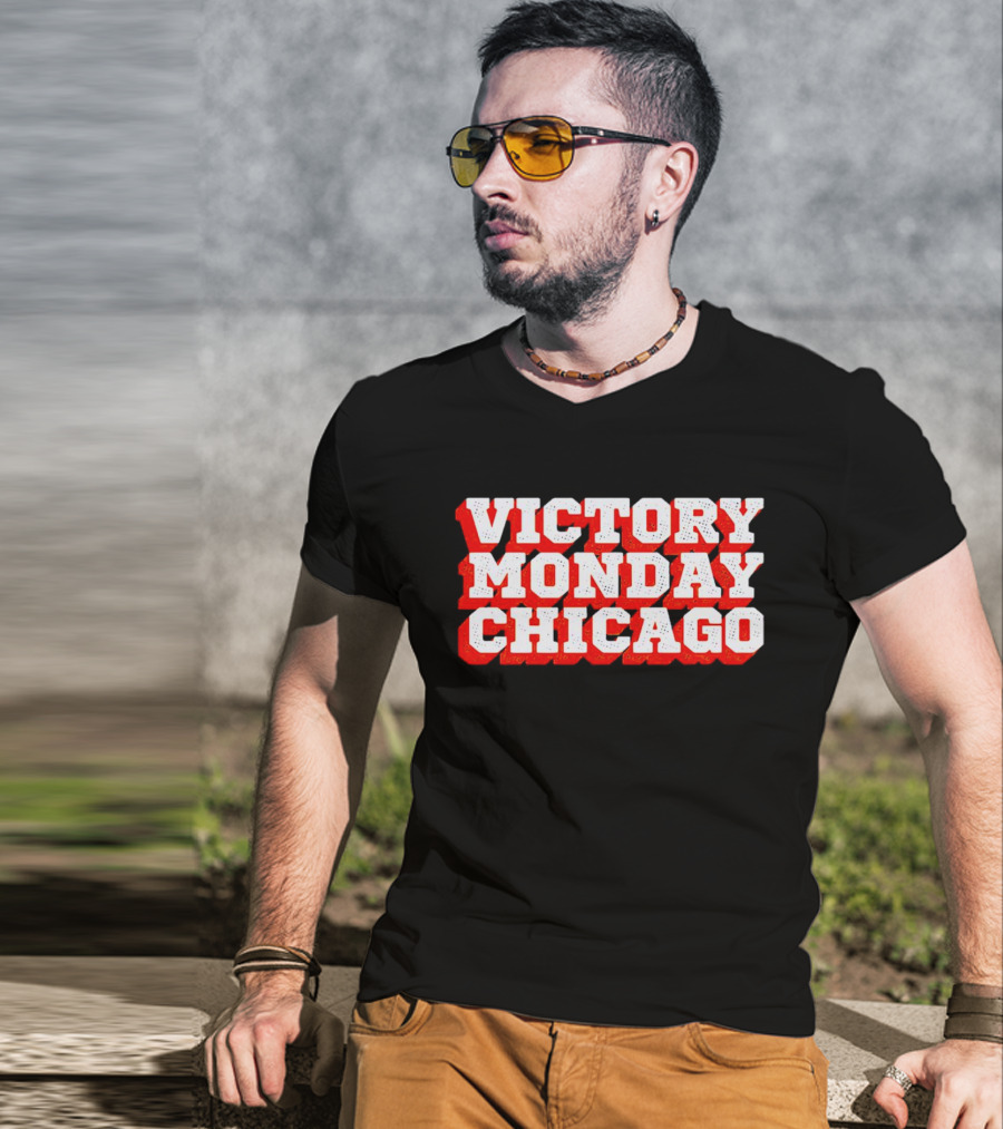 Victory Monday Chicago Bears Fans T-Shirt