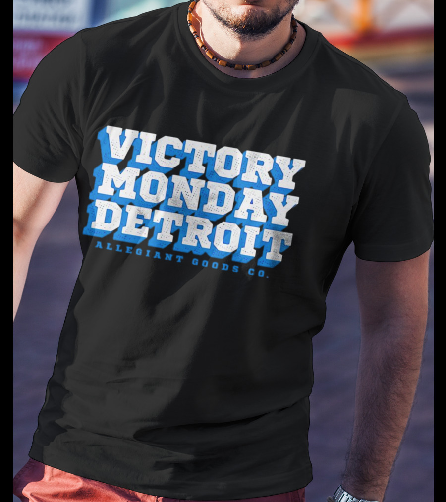 Victory Monday Detroit Allegiant Goods Co T-Shirt