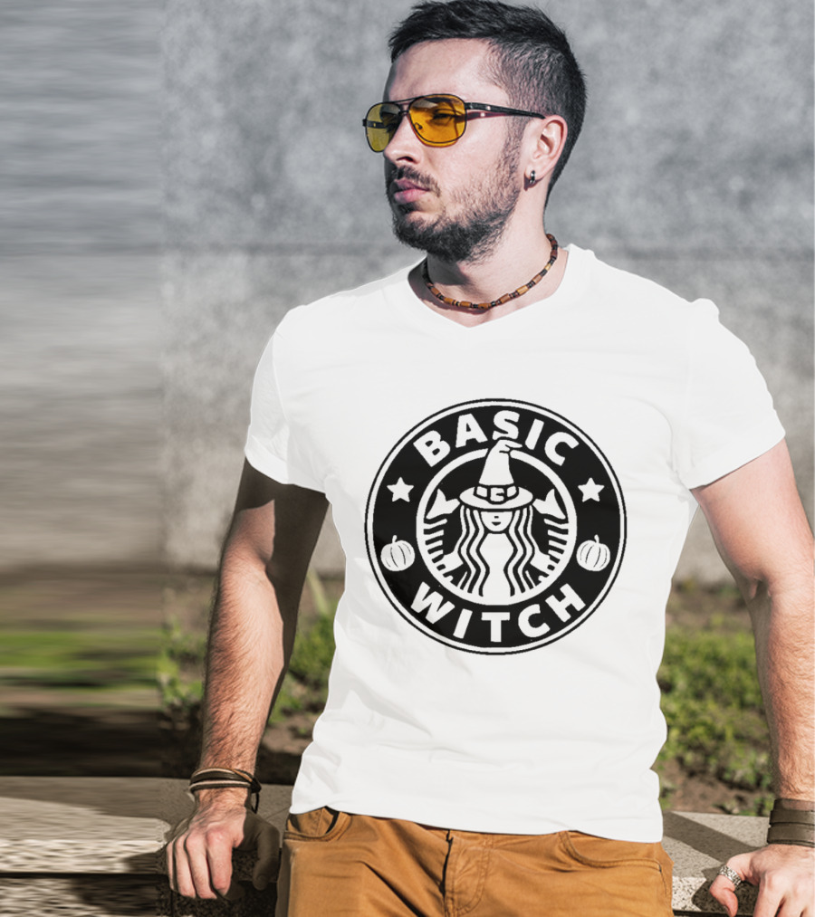 Basic Witch Starbucks Halloween T-Shirt