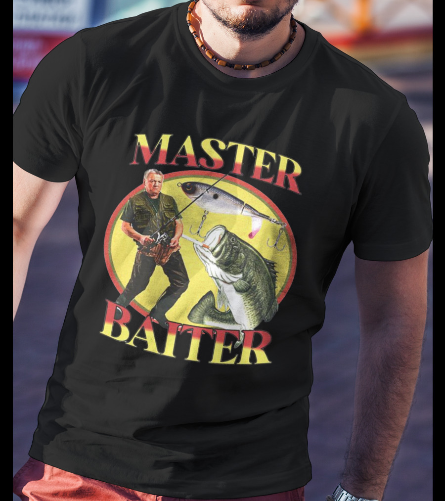 Master Baiter Fishing Humor Big Catch Lure T-Shirt