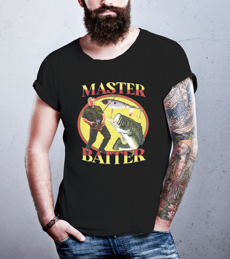 Master Baiter Fishing Humor Big Catch Lure T-Shirt