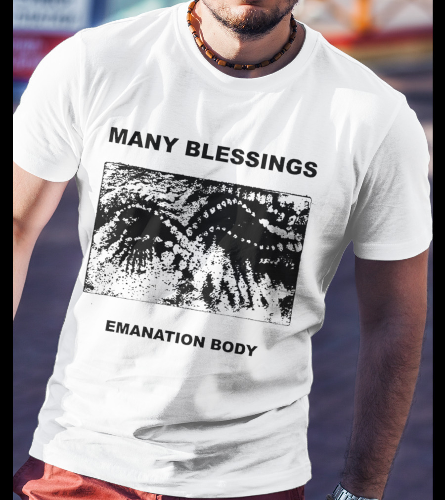 Many Blessings Emanation Body Textural Abstract T-Shirt
