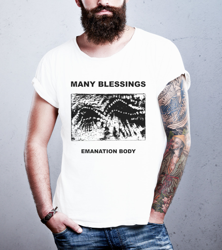 Many Blessings Emanation Body Textural Abstract T-Shirt