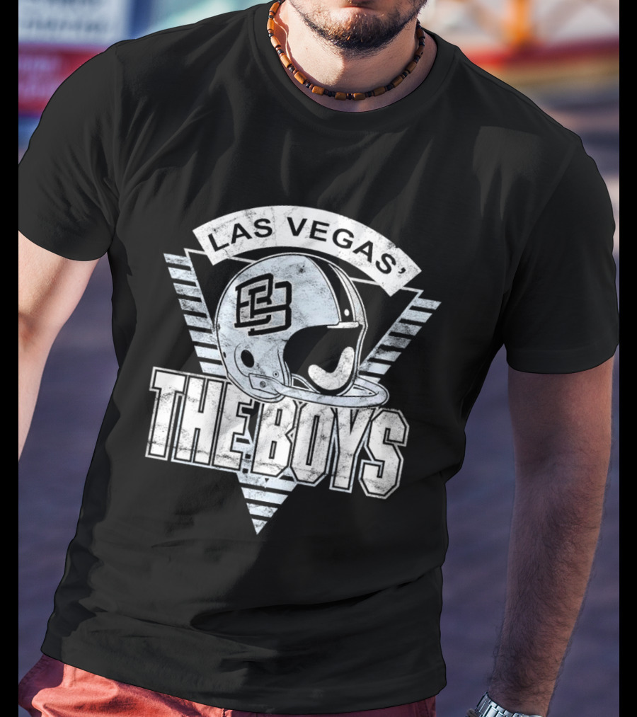 Las Vegas The Boys Football Helmet T-Shirt