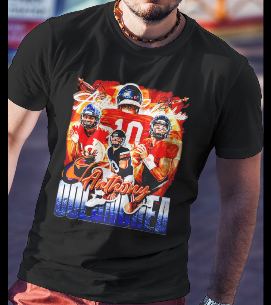 Anthony Colandrea Virginia Cavaliers Football Vintage Number 10 T-Shirt