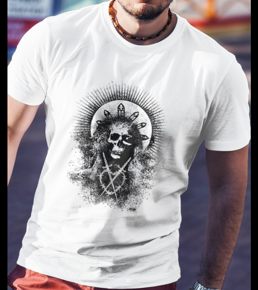 Julia Hart Danse Macabre Skull Crown AEW T-Shirt