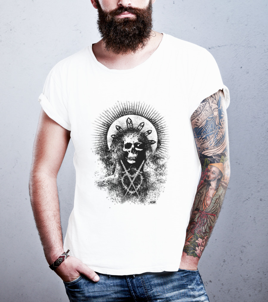 Julia Hart Danse Macabre Skull Crown AEW T-Shirt