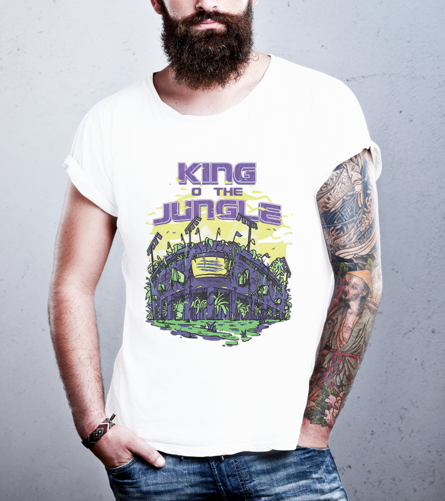 King Of The Jungle LSU Tigers Stadium T-Shirt