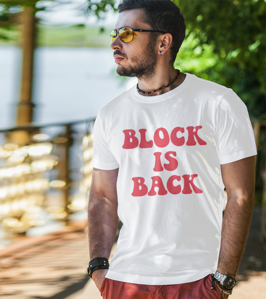 Block Is Back Oklahoma State Cowboys T-Shirt