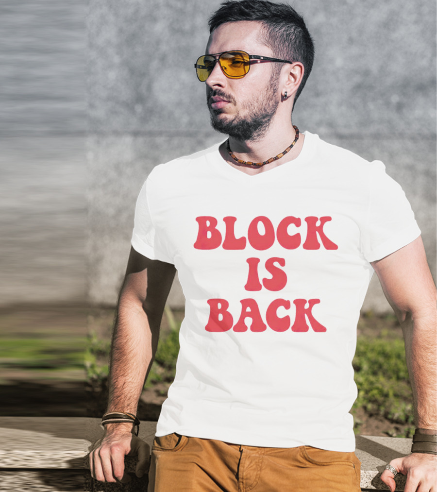 Block Is Back Oklahoma State Cowboys T-Shirt