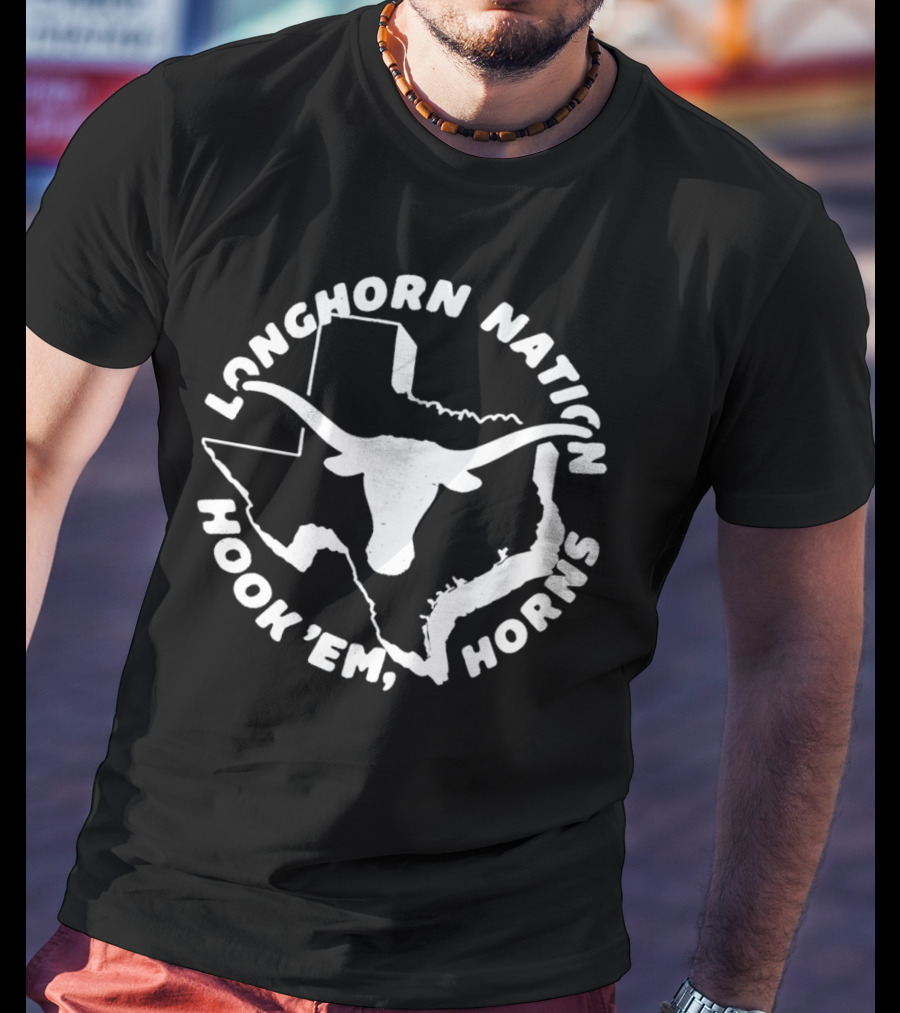 Longhorn Nation Hook Em Horns Texas T-Shirt