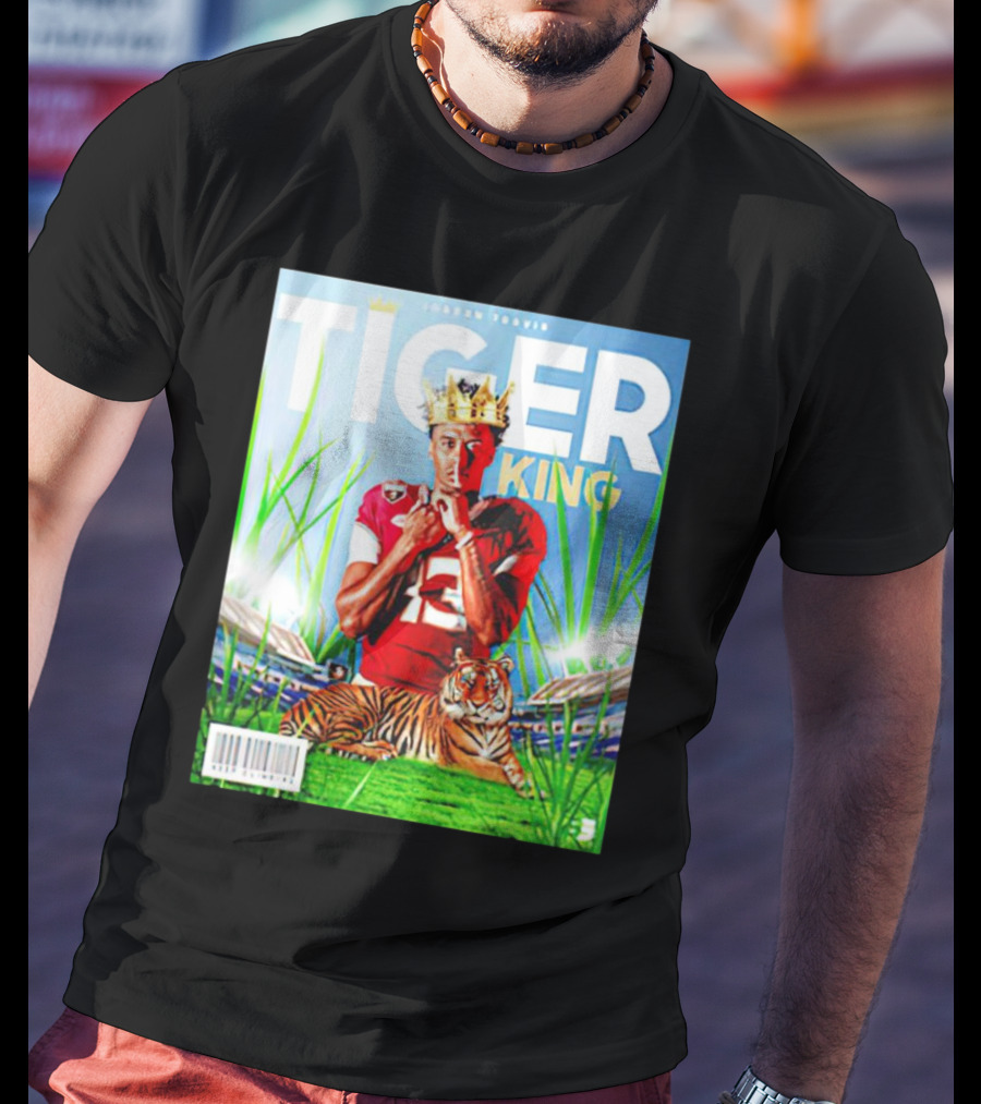 Jordan Travis Tiger King Florida State Seminoles Football Magazine Cover T-Shirt