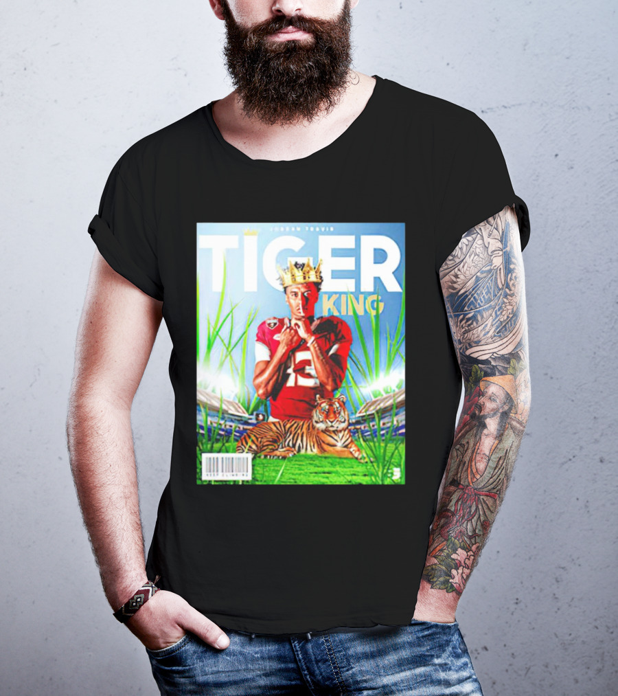 Jordan Travis Tiger King Florida State Seminoles Football Magazine Cover T-Shirt