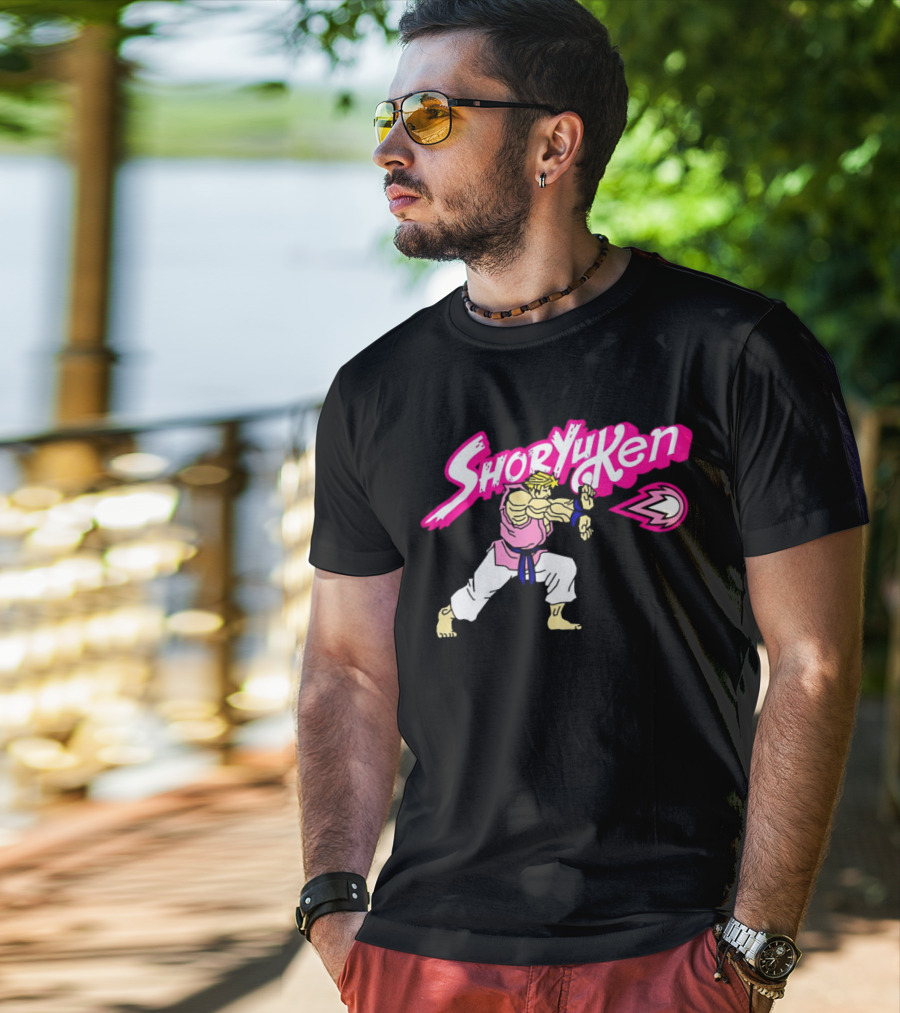 Shoryuken Ken Masters Ken Carson Retro Fighter Action T-Shirt