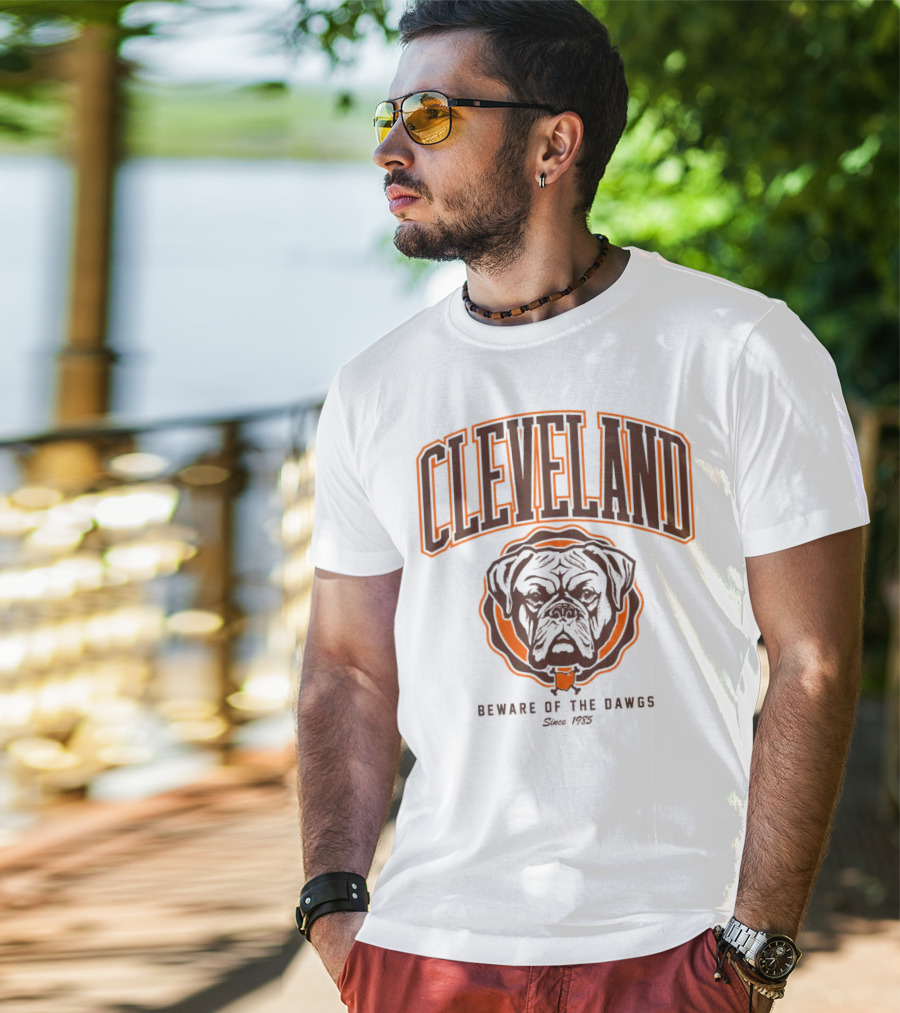 Cleveland Beware Of The Dawgs Since 1985 T-Shirt