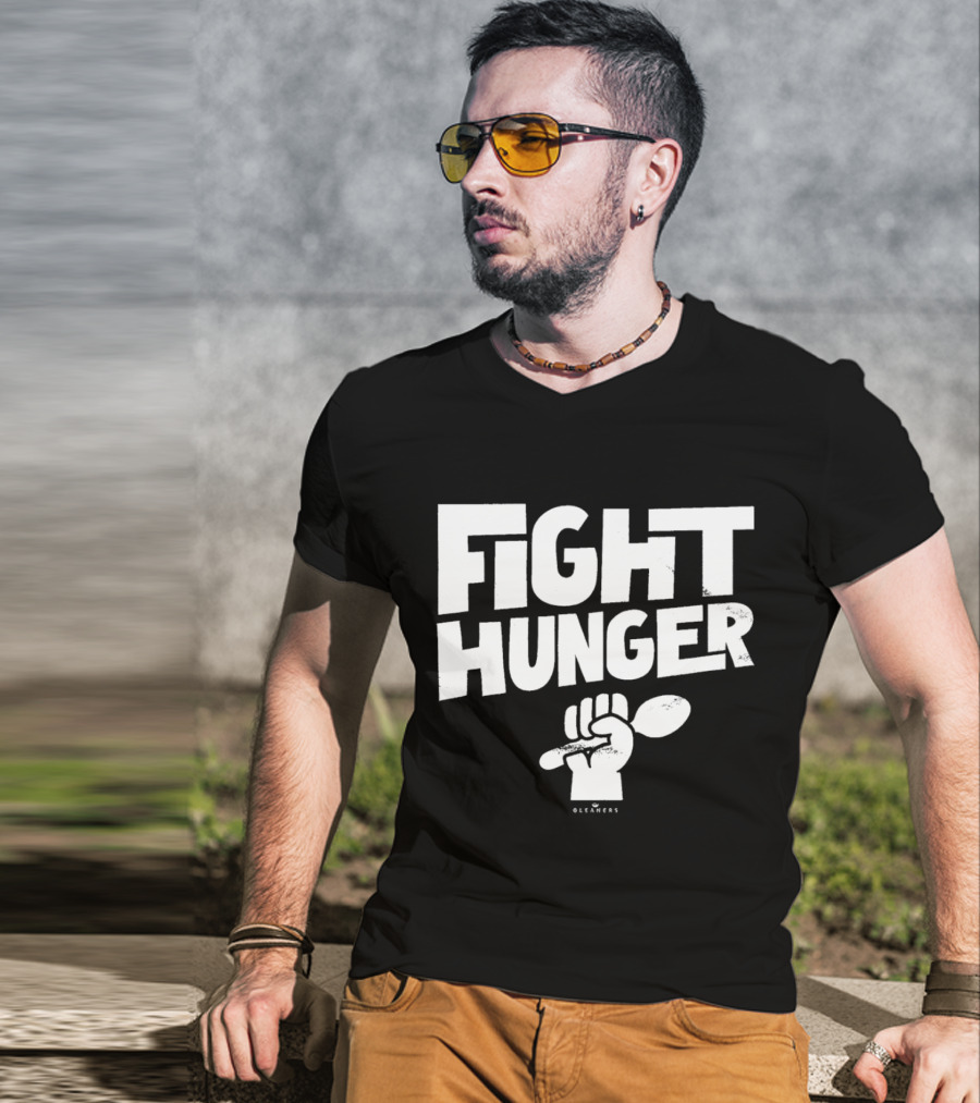 Gleaners Fight Hunger Fist With Spoon T-Shirt