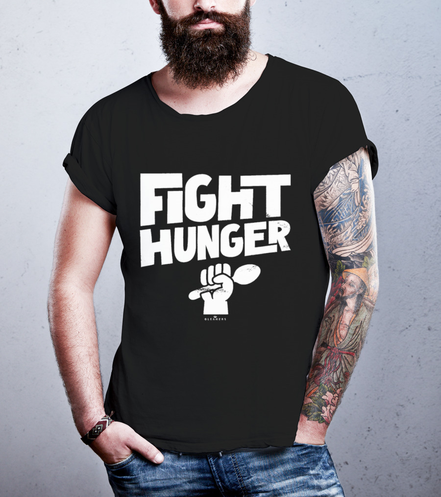 Gleaners Fight Hunger Fist With Spoon T-Shirt