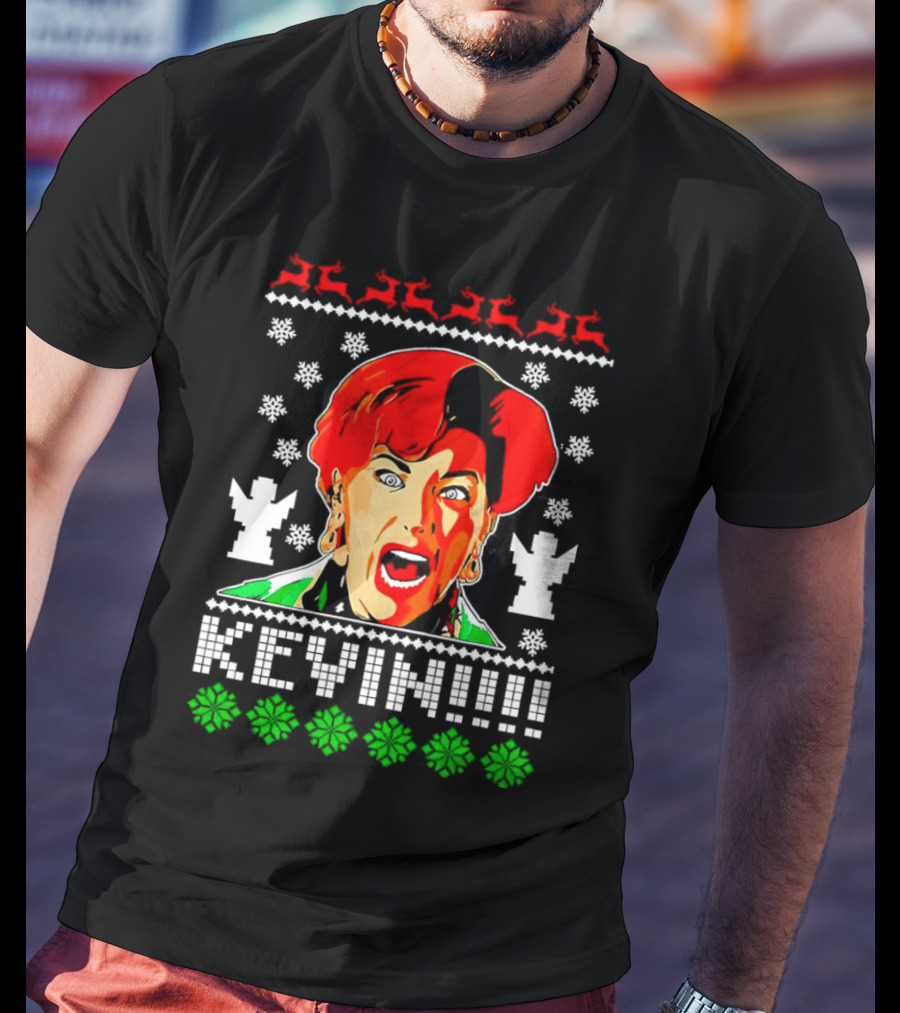 Kate McCallister Kevin Christmas Sweater Style Iconic Scream Holiday T-Shirt