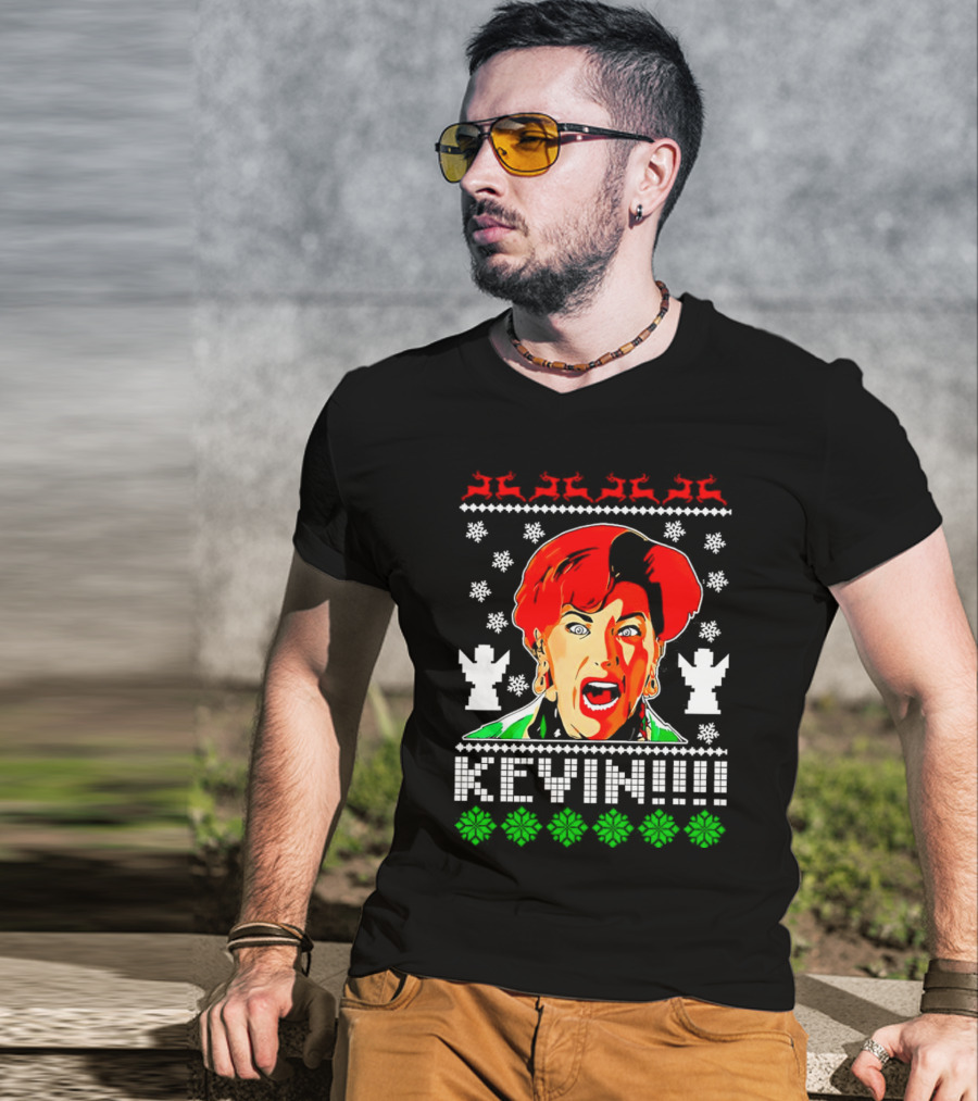 Kate McCallister Kevin Christmas Sweater Style Iconic Scream Holiday T-Shirt
