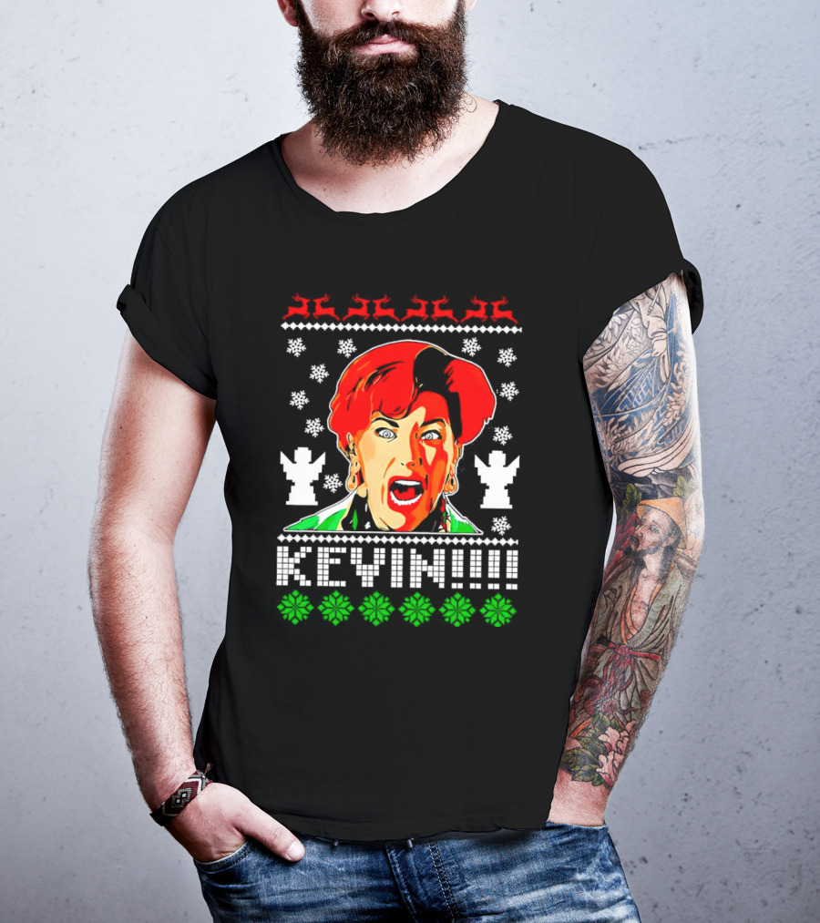Kate McCallister Kevin Christmas Sweater Style Iconic Scream Holiday T-Shirt