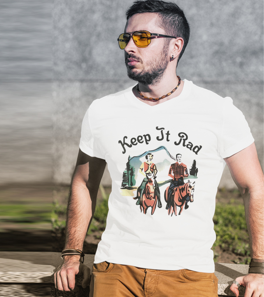 Keep It Rad Cowboy Riders T-Shirt