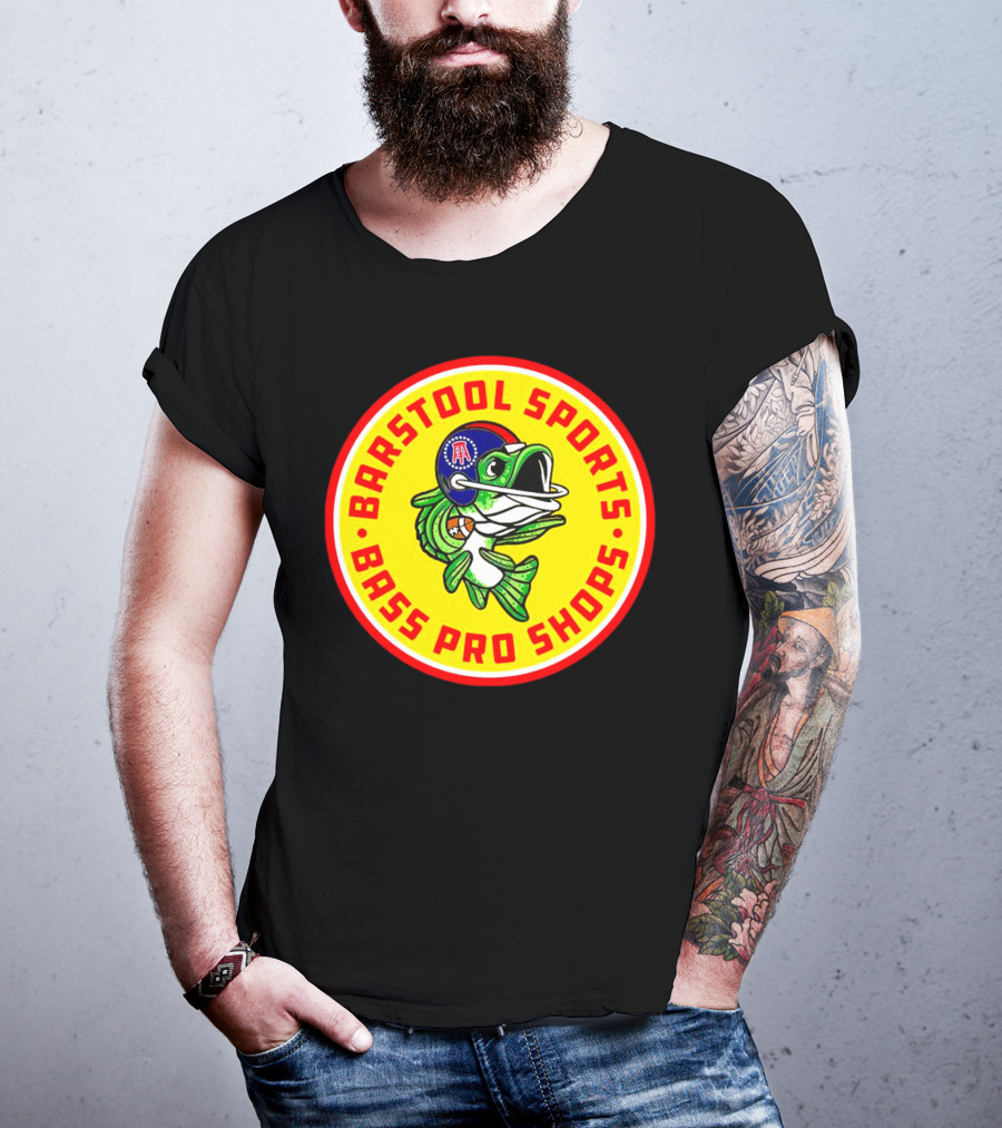 Bass Pro Shops Football Helmet Fish T-Shirt