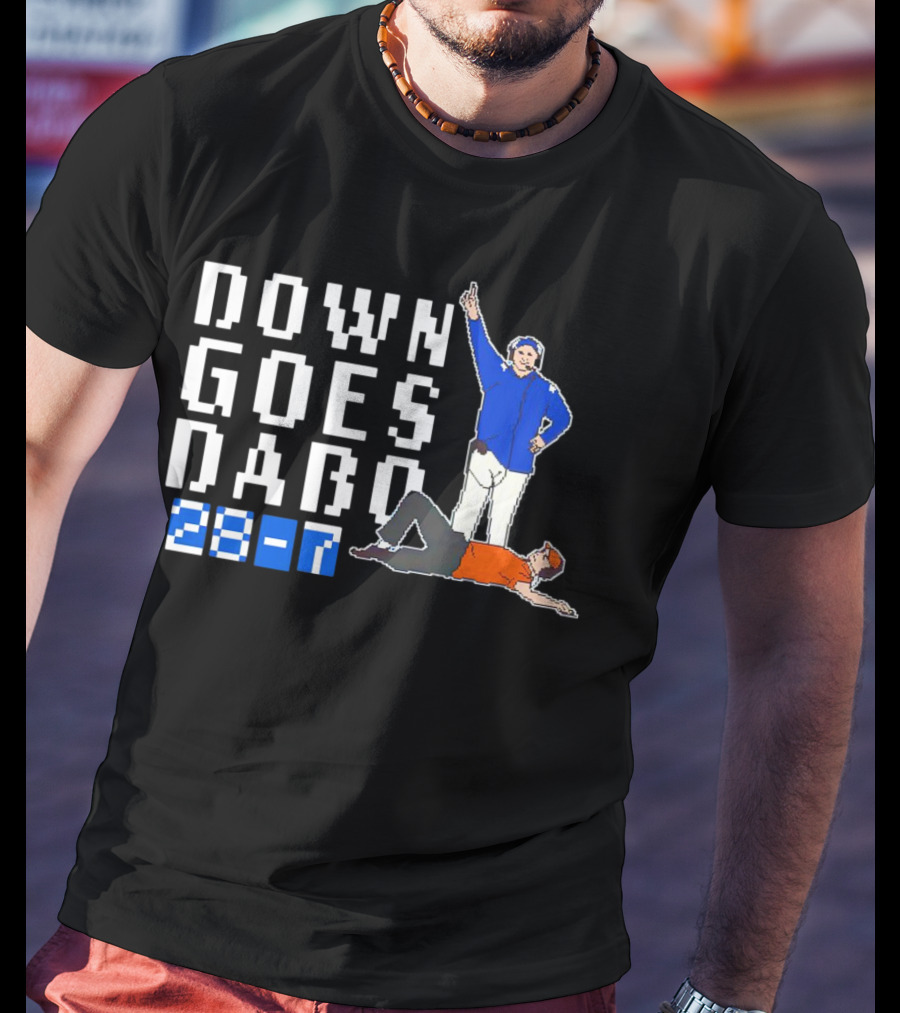 Down Goes Dabo 28-7 Duke Blue Devils Victory T-Shirt