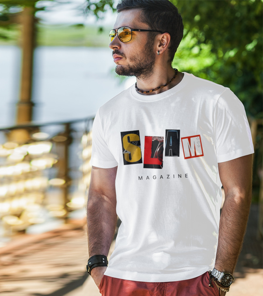 SLAM Mag Cut-Out Basketball Fashion Magazine T-Shirt