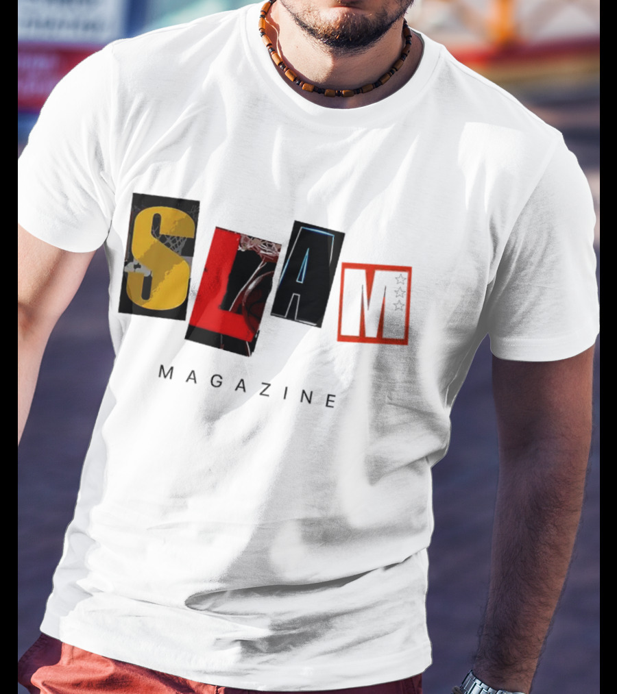 SLAM Mag Cut-Out Basketball Fashion Magazine T-Shirt