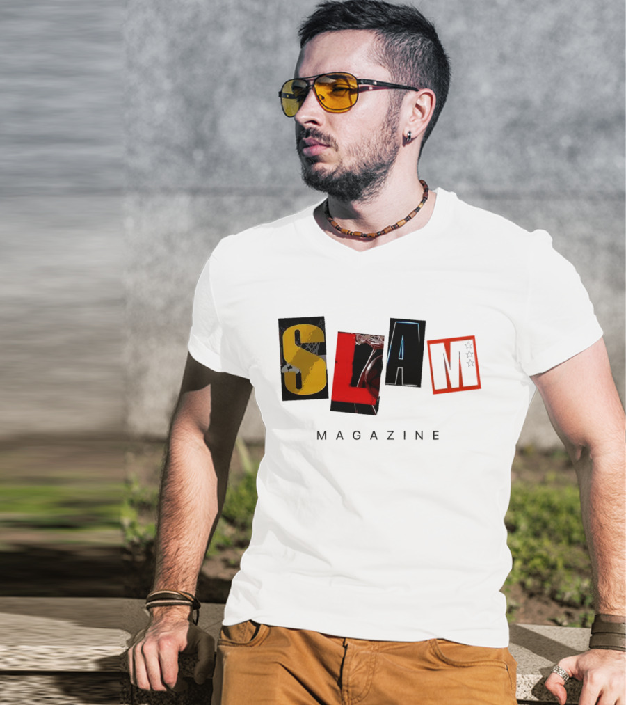 SLAM Mag Cut-Out Basketball Fashion Magazine T-Shirt