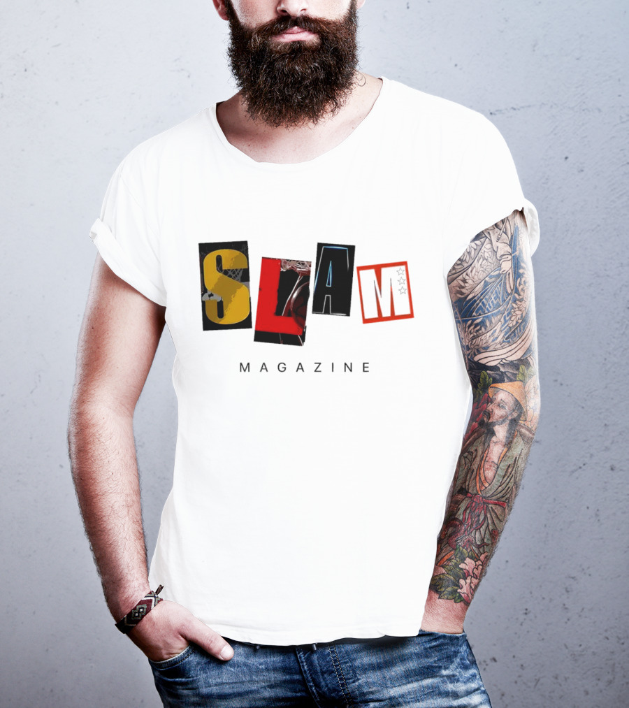SLAM Mag Cut-Out Basketball Fashion Magazine T-Shirt