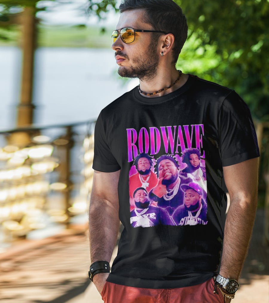 Rod Wave Beautiful Mind Vintage Collage T-Shirt