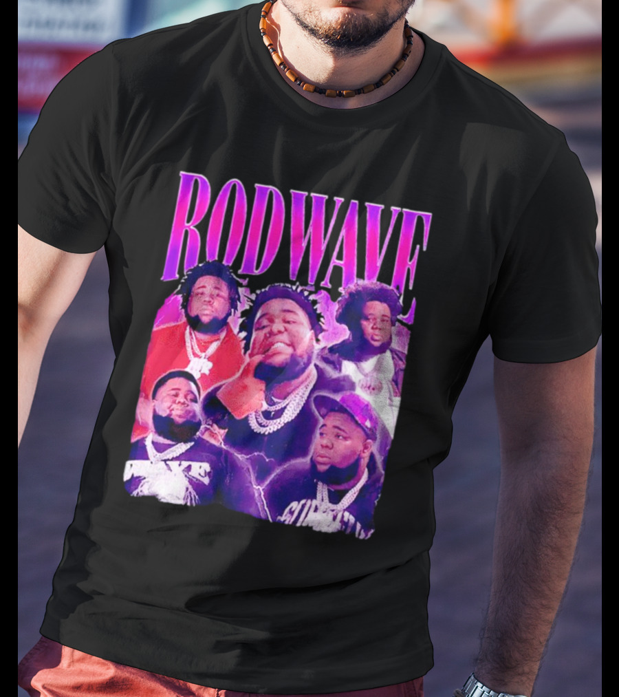 Rod Wave Beautiful Mind Vintage Collage T-Shirt