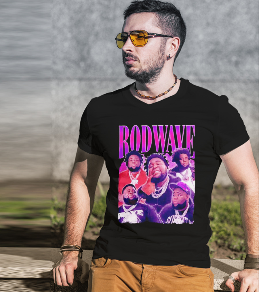 Rod Wave Beautiful Mind Vintage Collage T-Shirt