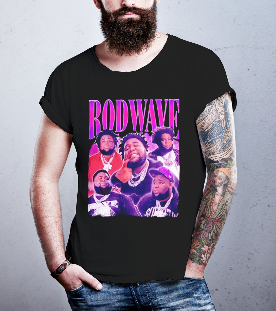 Rod Wave Beautiful Mind Vintage Collage T-Shirt