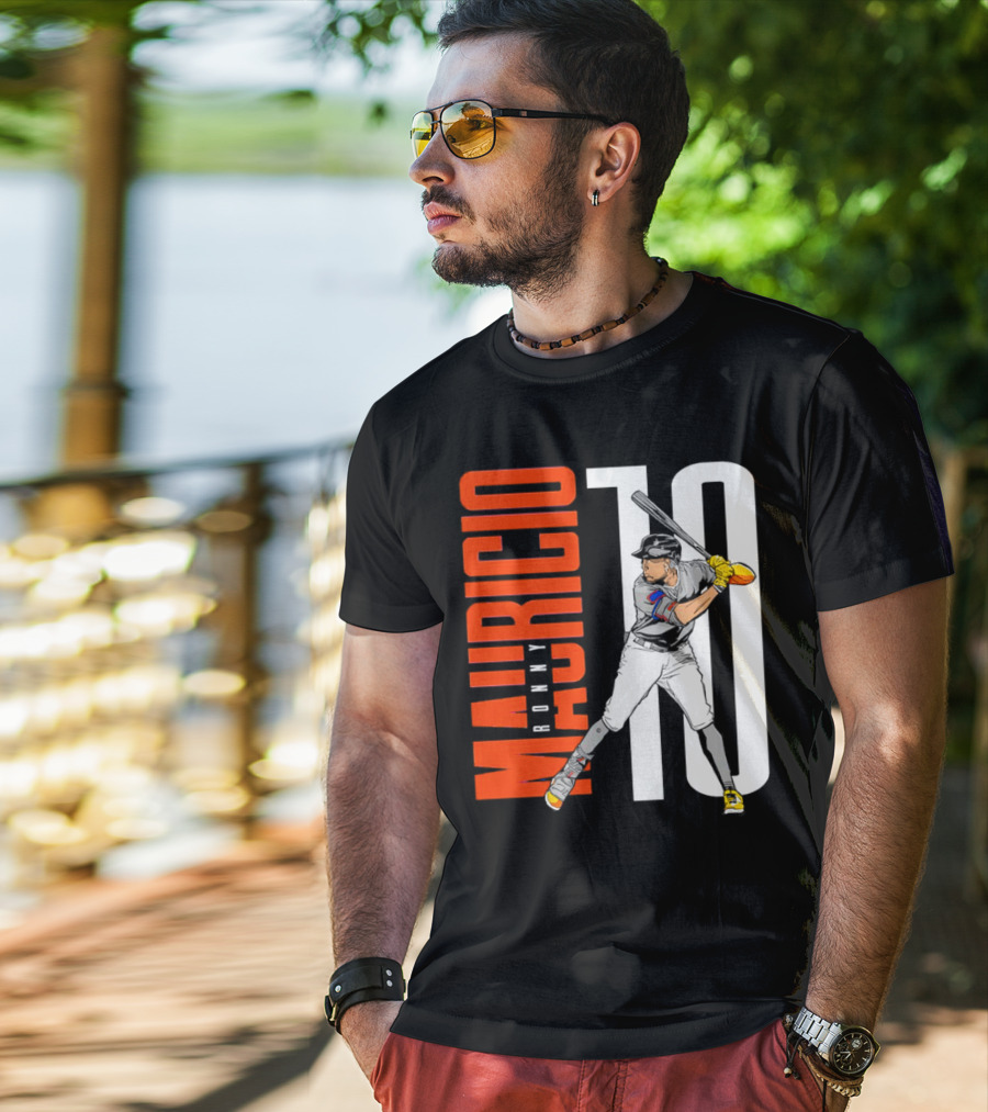 Ronny Mauricio 10 New York Mets Baseball Player T-Shirt