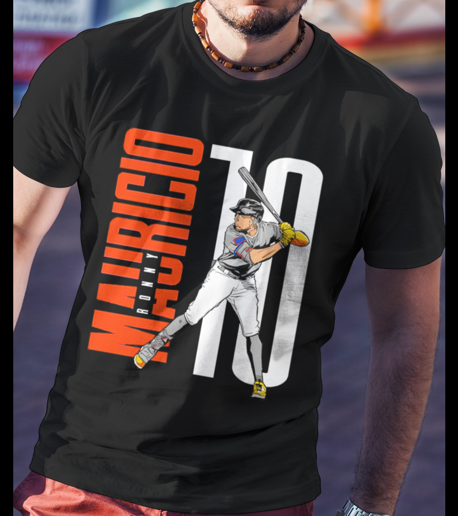Ronny Mauricio 10 New York Mets Baseball Player T-Shirt