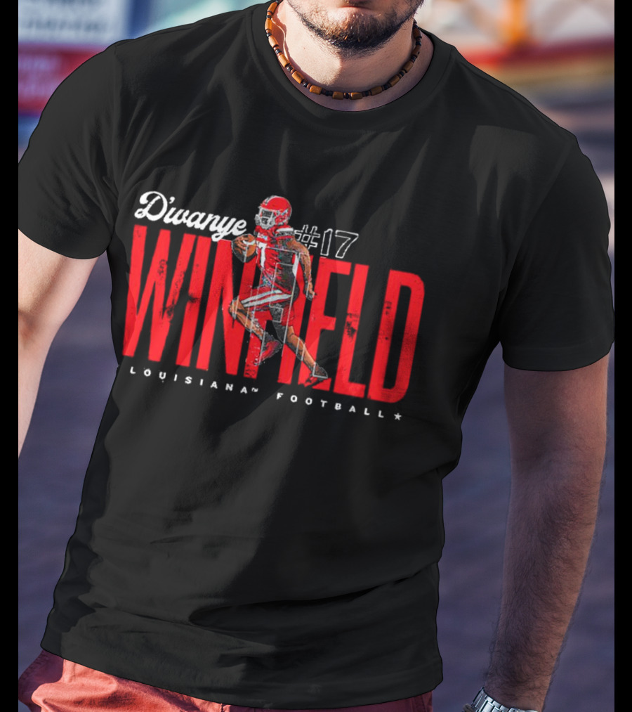 D’wanye Winfield #17 Louisiana Football T-Shirt