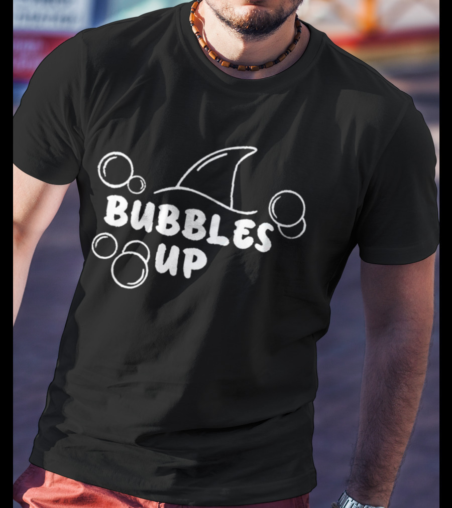 Bubbles Up Shark Fin Jimmy Buffett T-Shirt