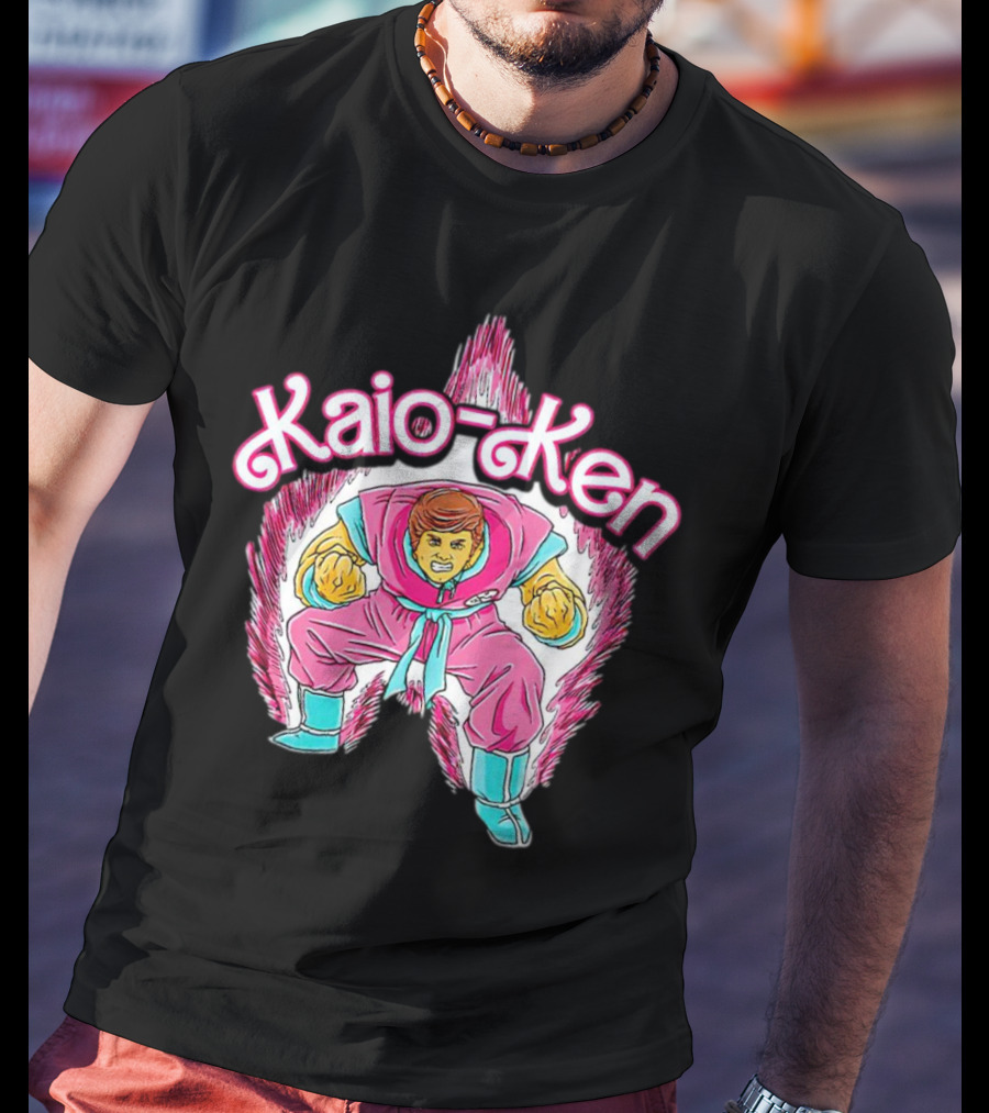 Kaio Ken Power-Up Aura Fighter Stance T-Shirt