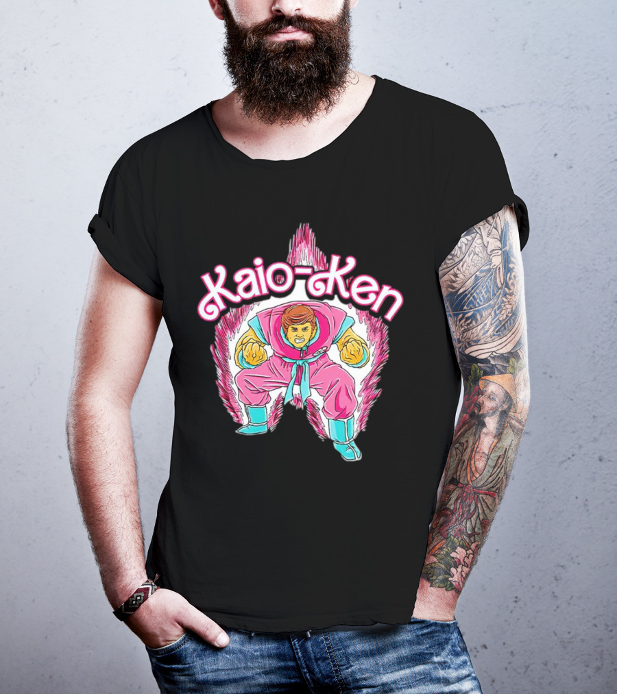 Kaio Ken Power-Up Aura Fighter Stance T-Shirt