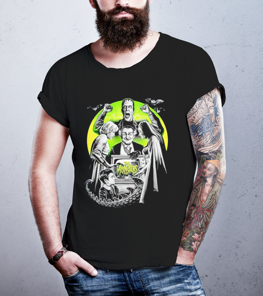 The Munsters Classic Vintage Horror Family T-Shirt